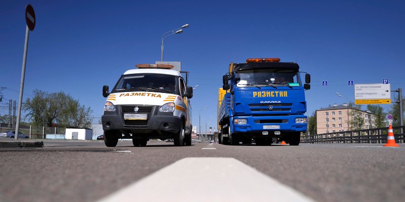 Дорожную разметку обновили у метро «Новогиреево»